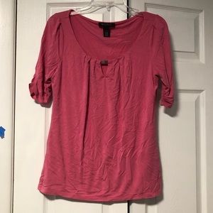 White House Black market pink women’s blouse